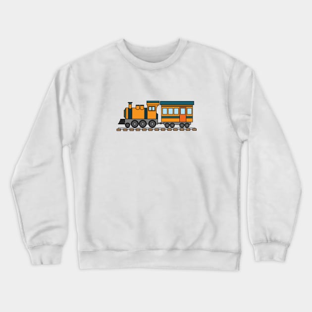 Cartoon cute train Crewneck Sweatshirt by LuckyLife